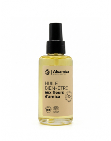 Huile bien-être aux fleurs...